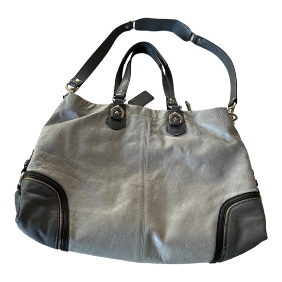 COACH Silver Ashley Handbag Purse. - Picture 6 of 8